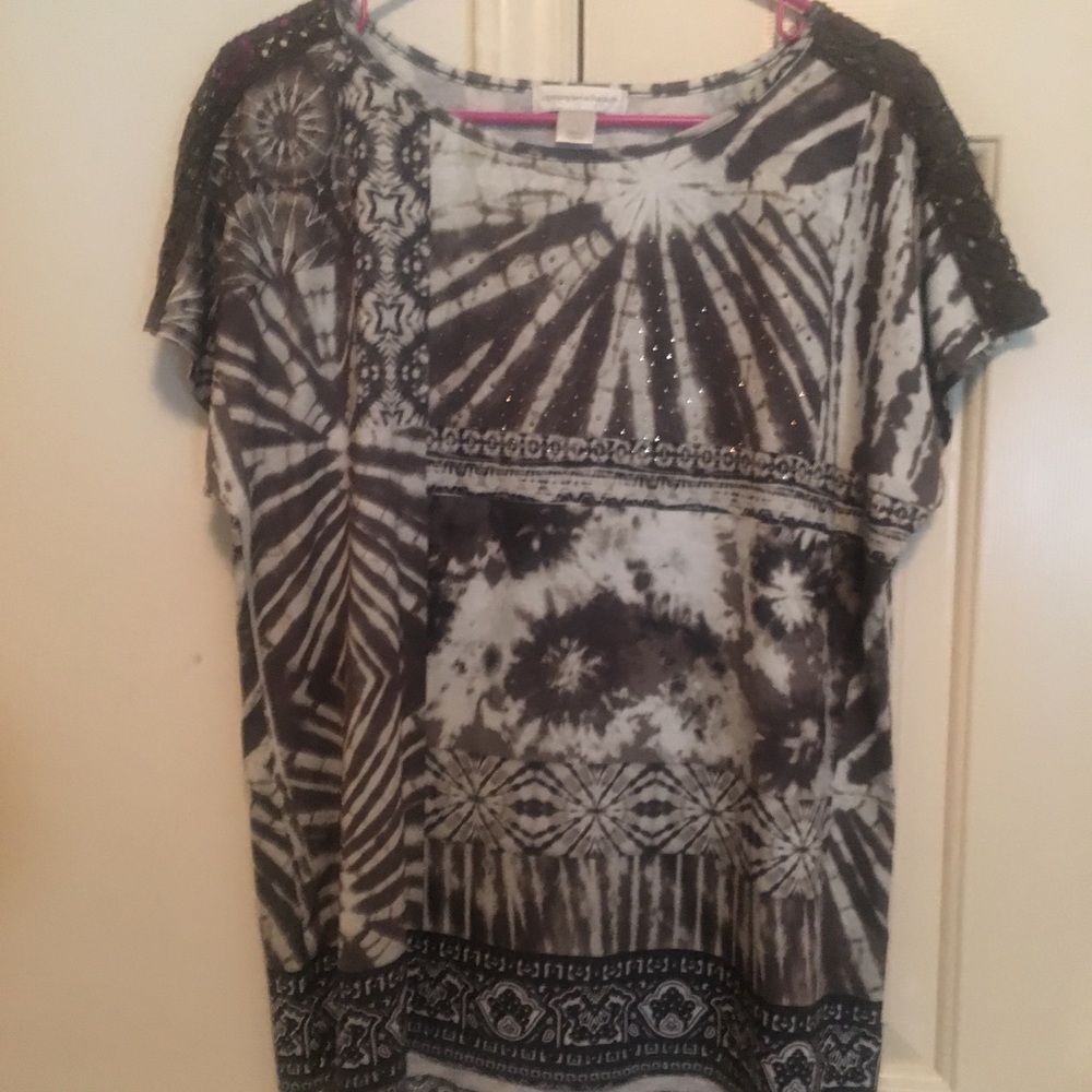 Christopher and Banks Batik Top